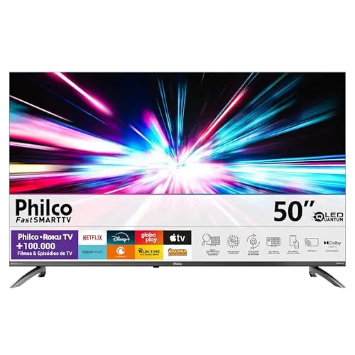 Smart TV 50” Philco P50CRB 4K LED Dolby Audio thumbnail 2