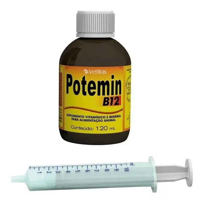 Potemin B12 - Vitamina Para Animais 120ml thumbnail 2