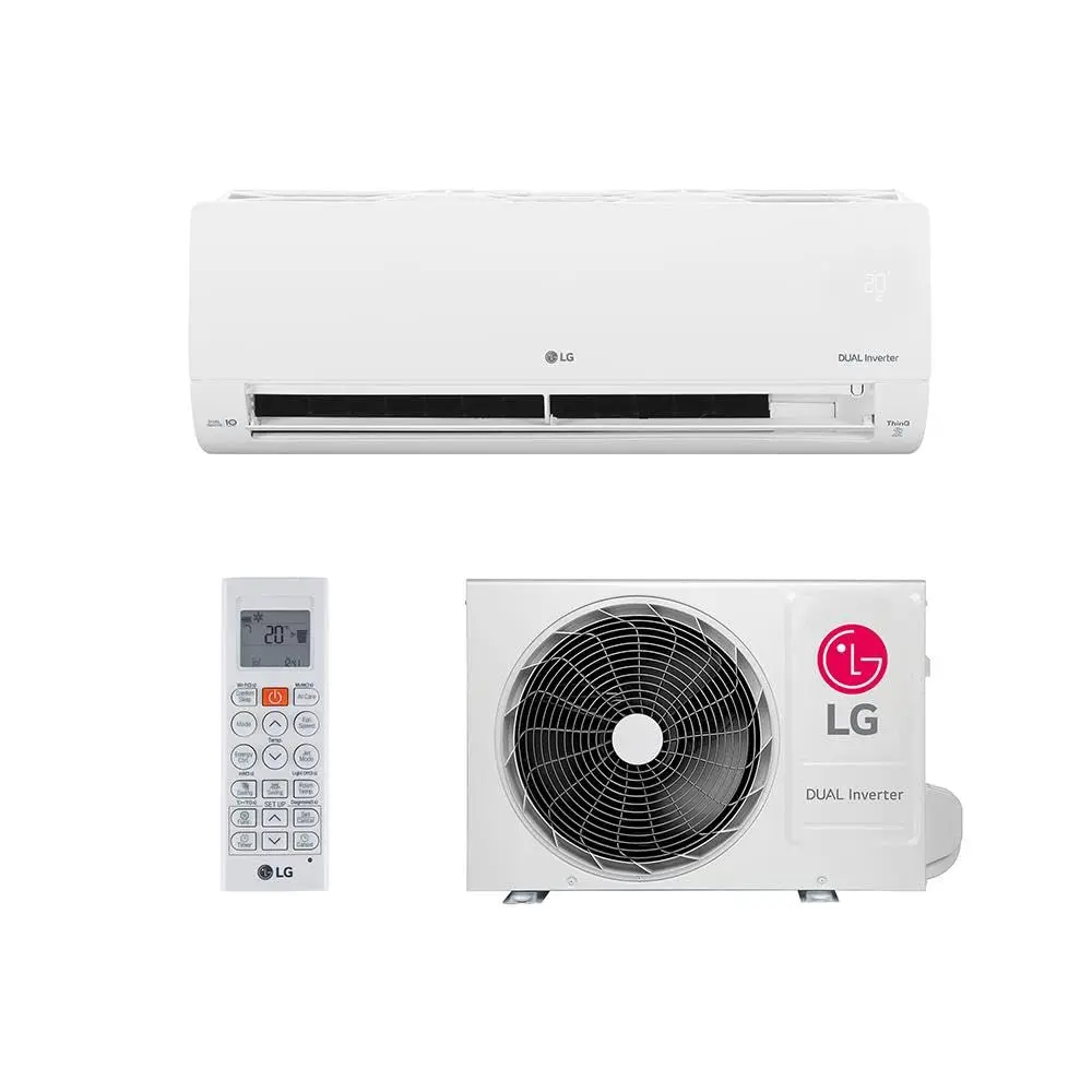 Ar Condicionado Split Hi Wall LG Dual Voice AI Inverter 12.000 Btus Quente e Frio 220v R-32