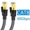 [Moedas R$0.1] 5 metros Cabo Ethernet Cat8 40Gbps RJ45 para PC e Roteador - 1