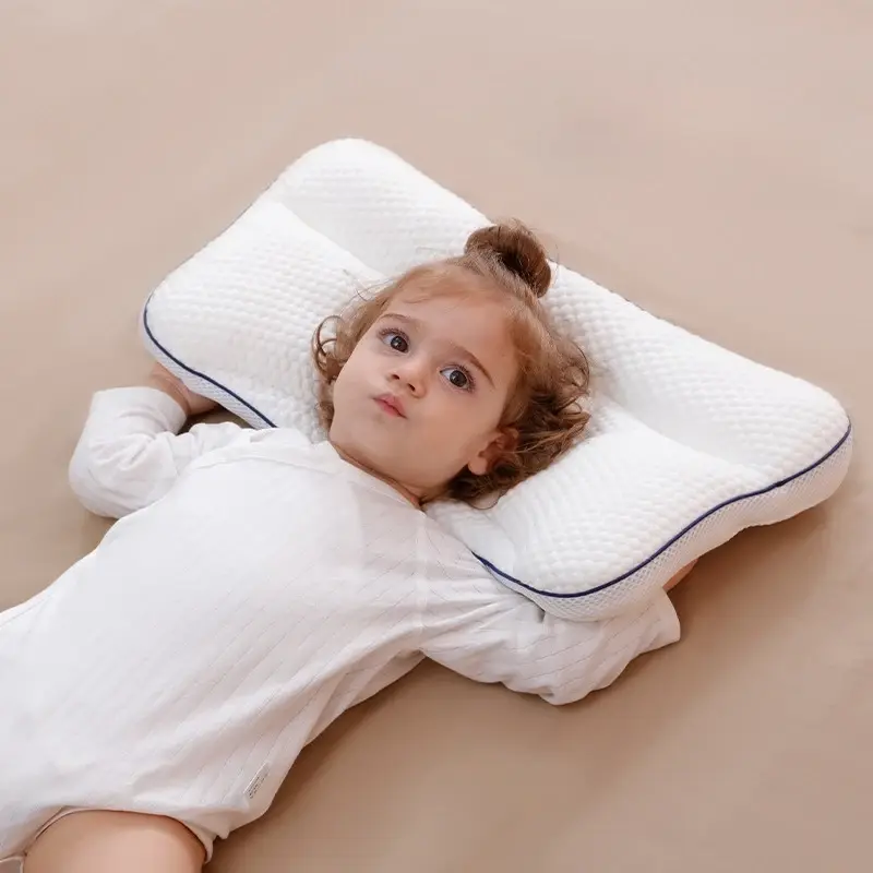 Travesseiro Infantil para Bebês de 1 a 16 Anos, Proteção de Pescoço, Travesseiros Divisórios para Crianças, Roupa de Cama para Jardim de Infância, Travesseiro de Dormir Infantil para Todas as Estações