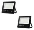 Kit 2 Refletor LED 300W Frio p/ Jardim e Garagem - 1
