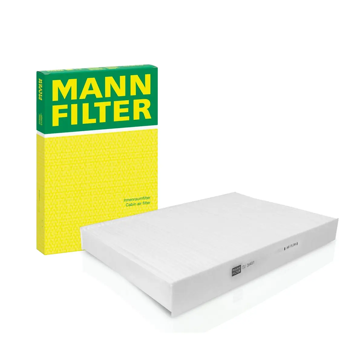 MANN-FILTER Original, Filtro de Cabine Ar-Condicionado, CU 2940/1, para Modelos Citroen e Peugeot - 1