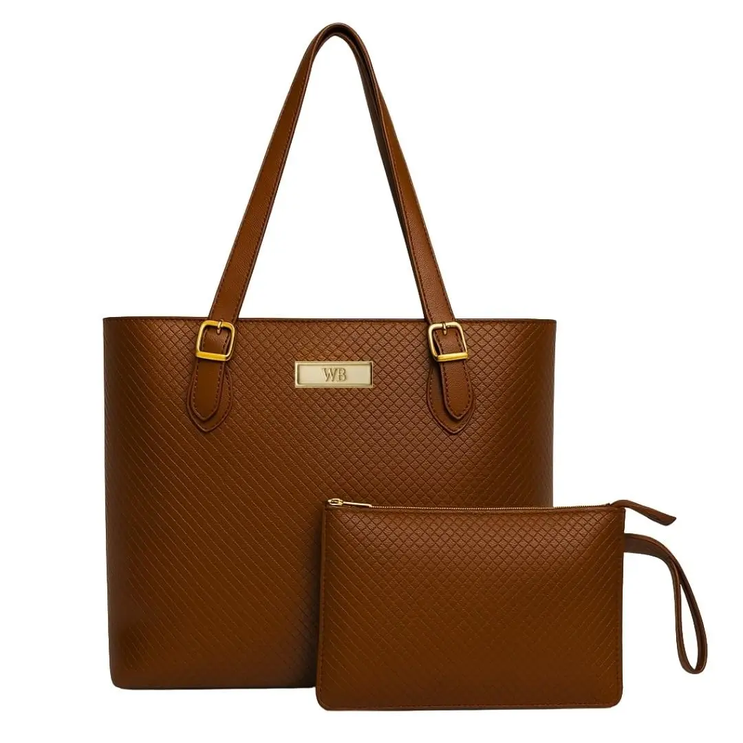 Kit Bolsa Feminina Tipo Sacola + Necessaire Willibags