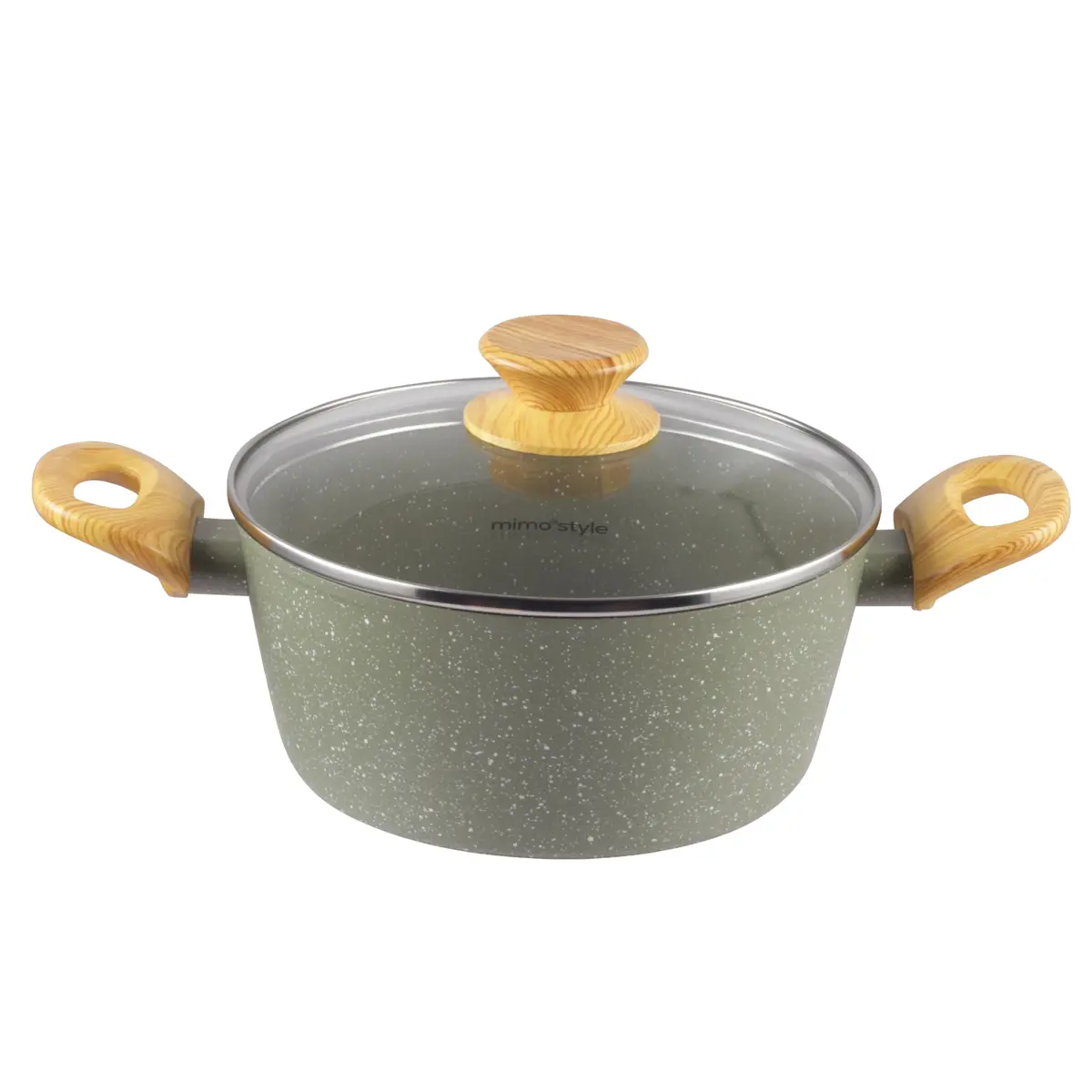 Mimo Style Panela Caçarola Style Cook Esmeralda, Compatível com Fogão por Indução 28cm