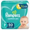 Fralda Pampers Confort Sec P com 50 unidades - 1