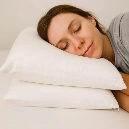 Z Pass Sleep Kit 4 peças Travesseiro Nasa Sky Viscoelástico Altura 10cm Visco D40 Premium Capa 100% algodão para fronhas 50x70cm - Branco