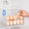 Porta Ovos de 3 andares Bandeja Dispenser Rolante Organizadora ate 30 Unidades  - 1