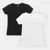 [AGORA OU NUNCA] Kit 2 Camisetas Básicas Femininas Manga Curta - 1
