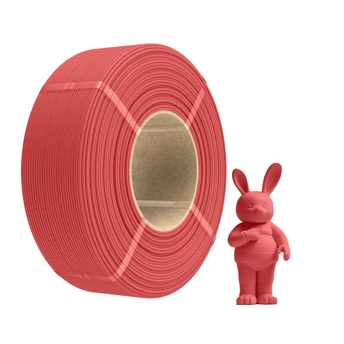 Creatorally Filamento PLA Fosco Alta Velocidade 1,75mm 1kg Vermelho Refil | Até 600mm/s, Matte premium, Precisão ±0,02mm, Fluxo uniforme, Baixo emaranhamento