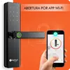 Fechadura Digital Biométrica Eletronica Touch Biometria Kuanttum Beta Pro Wi-fi