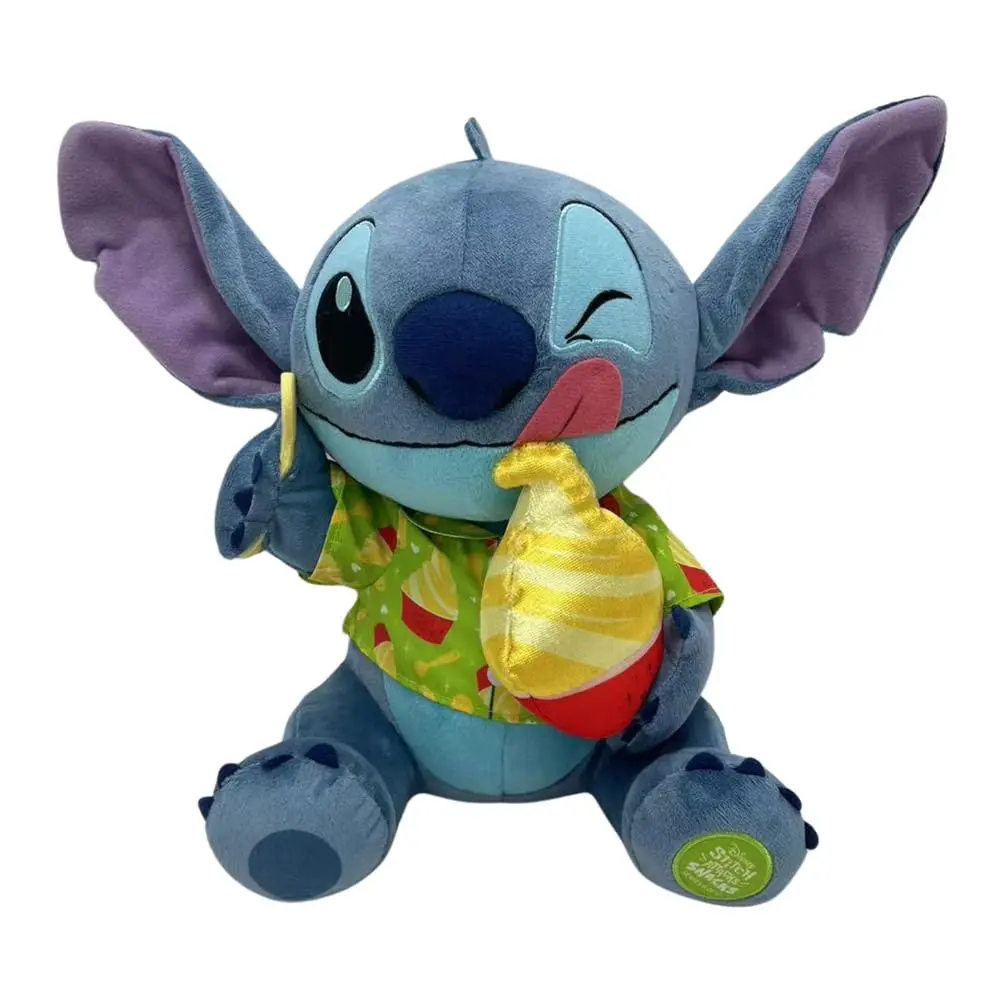 Disney Pelúcia Stitch Attacks Snacks Sorvete de Abacaxi 25cm - 1