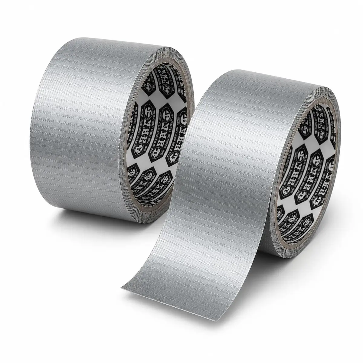 Kit 2 Fitas Silver Tape Multiuso Reforçadas 5m x 48mm Prata, Fitas Adesivas de Alta Aderência Resistentes à Água para Reparos, Vedação, Fixação e Uso Geral (2)