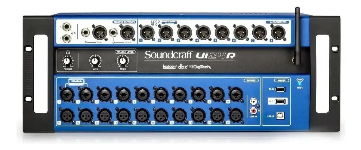 Console de mixagem Soundcraft Ui24R