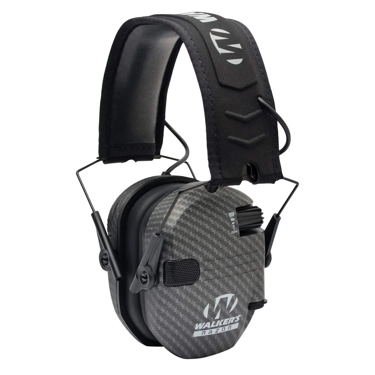 Protetor auditivo Walker's Razor, Esportes, Carbono, Slim - 1