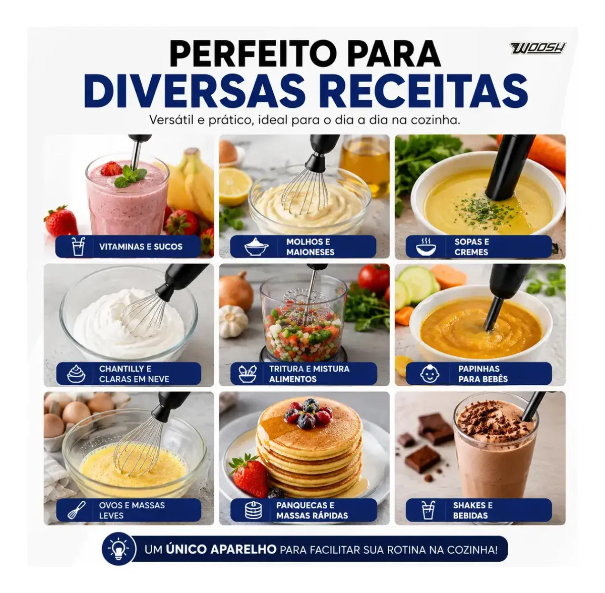 Mixer Elétrico Portátil 2 em 1 Recarregável Potente Misturador de Bebidas e Ovos 3 Velocidades Usb Batedor e Fue Fouet thumbnail 8