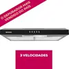 Depurador e Exaustor de ar Slim 60 Cm Preto Suggar - 220V - 1