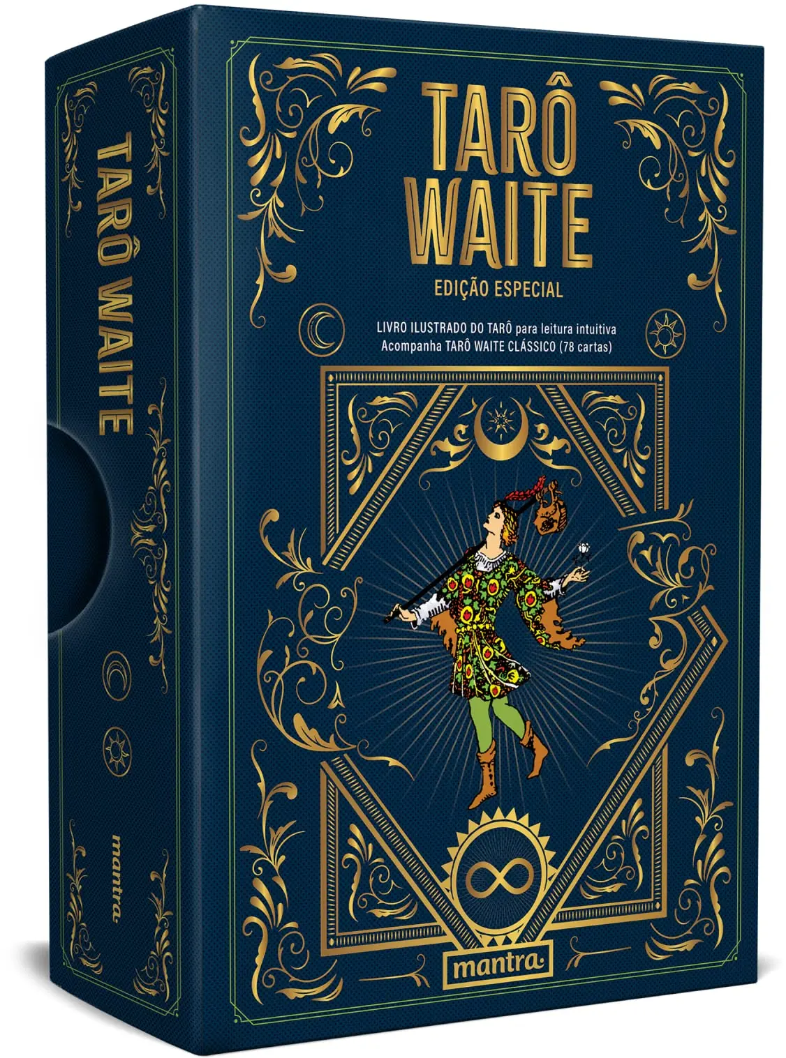 Tarô Waite Edição Especial: livro ilustrado do Tarot para leitura intuitiva: Acompanha Tarô Waite (78 cartas ilustradas por Pamela Colman Smith) - 1