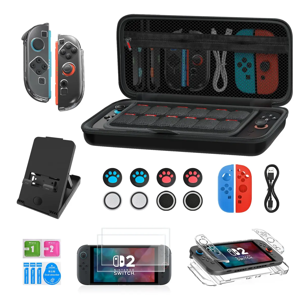 Estojo de Transporte para Nintendo Switch 2 (2025) (25IN1)