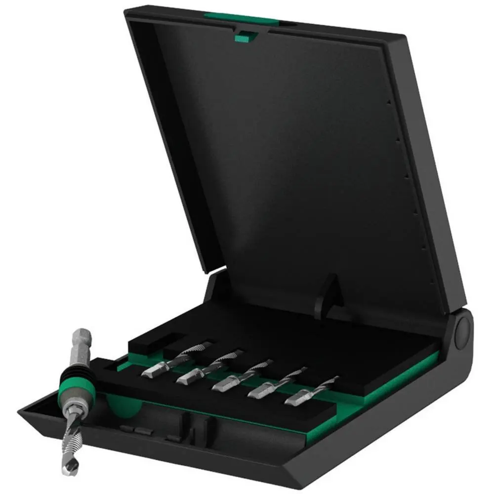 Wera Conjunto de Brocas para Rosqueamento HSS 847/7, 7 Peças