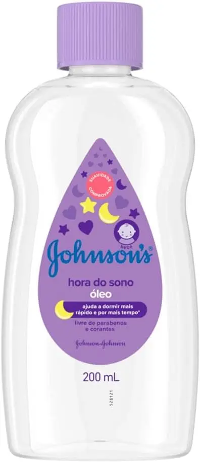 Óleo Hidratante para Bebês Johnson's Baby Hora do Sono, 200ml
