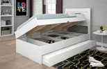 Bicama Solteito Baú Larissa Com Cama Auxiliar Framar - 1