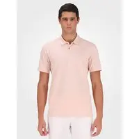 Polo Masculina Básica Sem Friso Calvin Klein - Rosa Claro Polo Masculina Básica Sem Friso Calvin Klein Rosa Claro Ggg