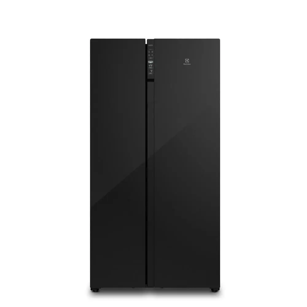 Electrolux Geladeira Side by Side ES5GB 531 Litros Inverter 178 x 91,1 x 66,6 cm Preta AutoSense 2 Portas Frost Free
