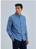 Camisa Masculina Manga Longa Xadrez Hering - 1