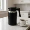 Garrafa Térmica Inox 1,2L Quente e Gelado Preta - 1