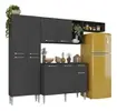 Cozinha Modulada Pequim 9 Portas com Balcão - 1