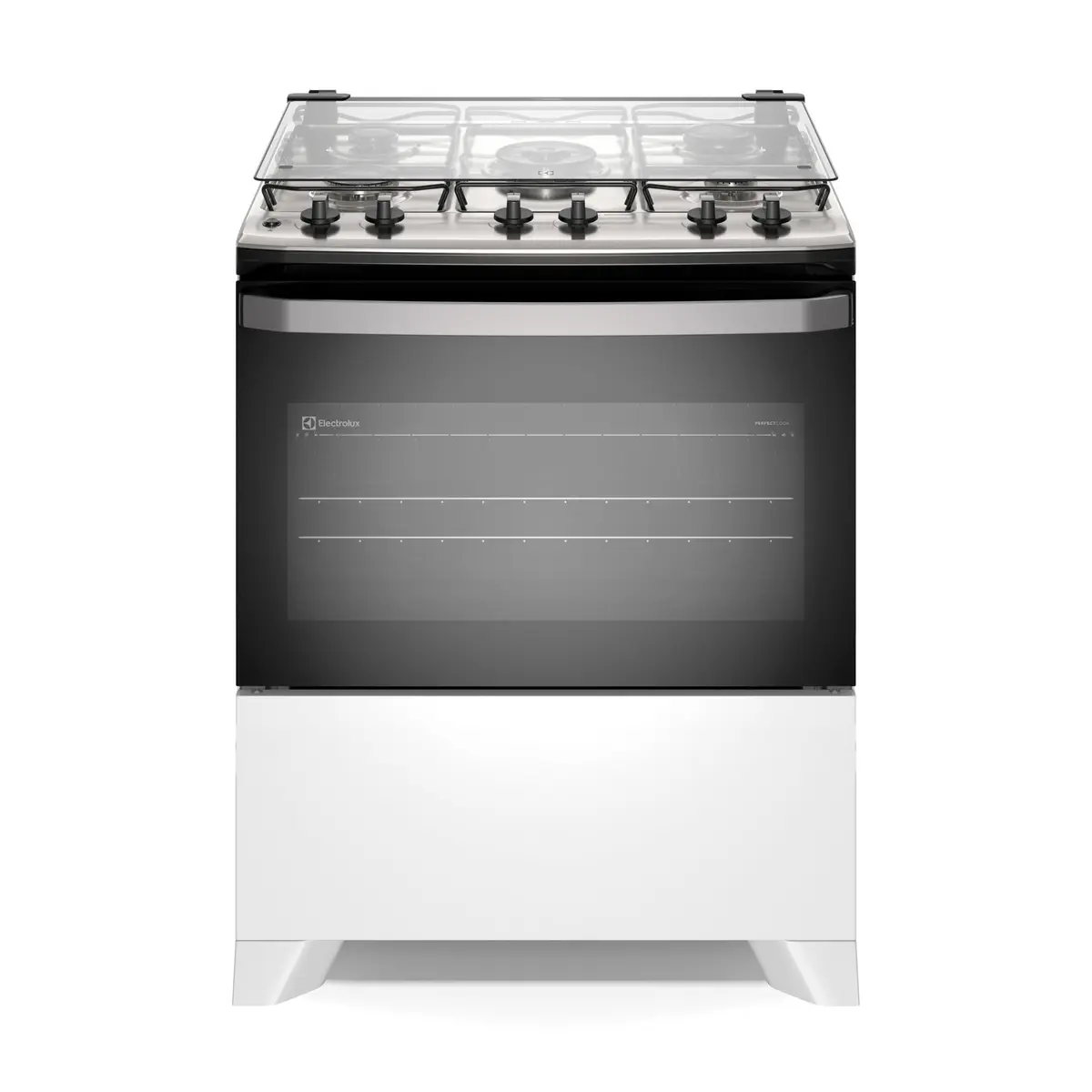 Electrolux Fogão 5 bocas Electrolux Branco Efficient Mesa Inox, PerfectCook e VaporBake® (FE5IW) Bivolt