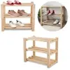 Sapateira de Pinus 3 Andares para 6 Pares - 1