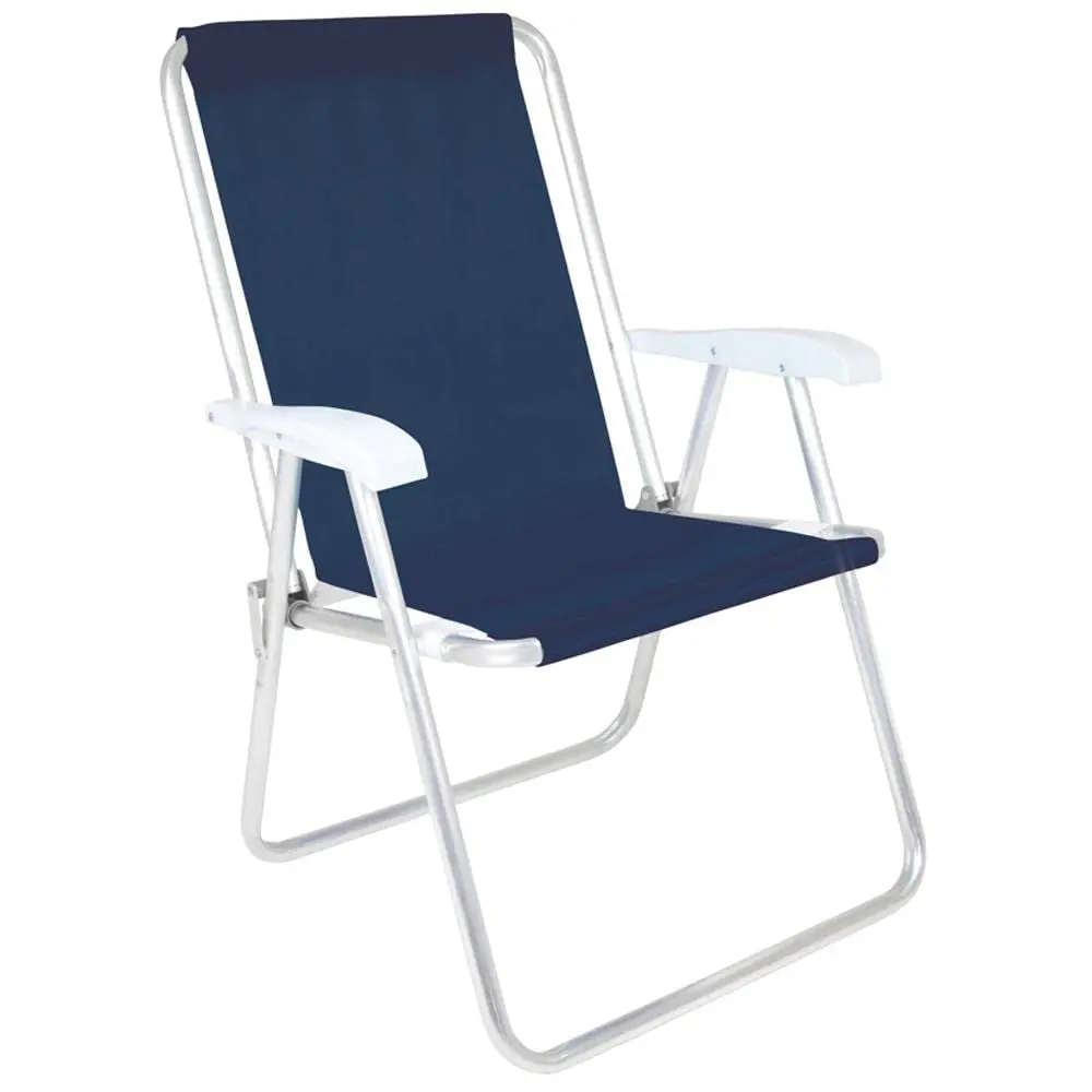 Mor - Cadeira Alta Conforto Sannet Alumínio Azul Marinho
