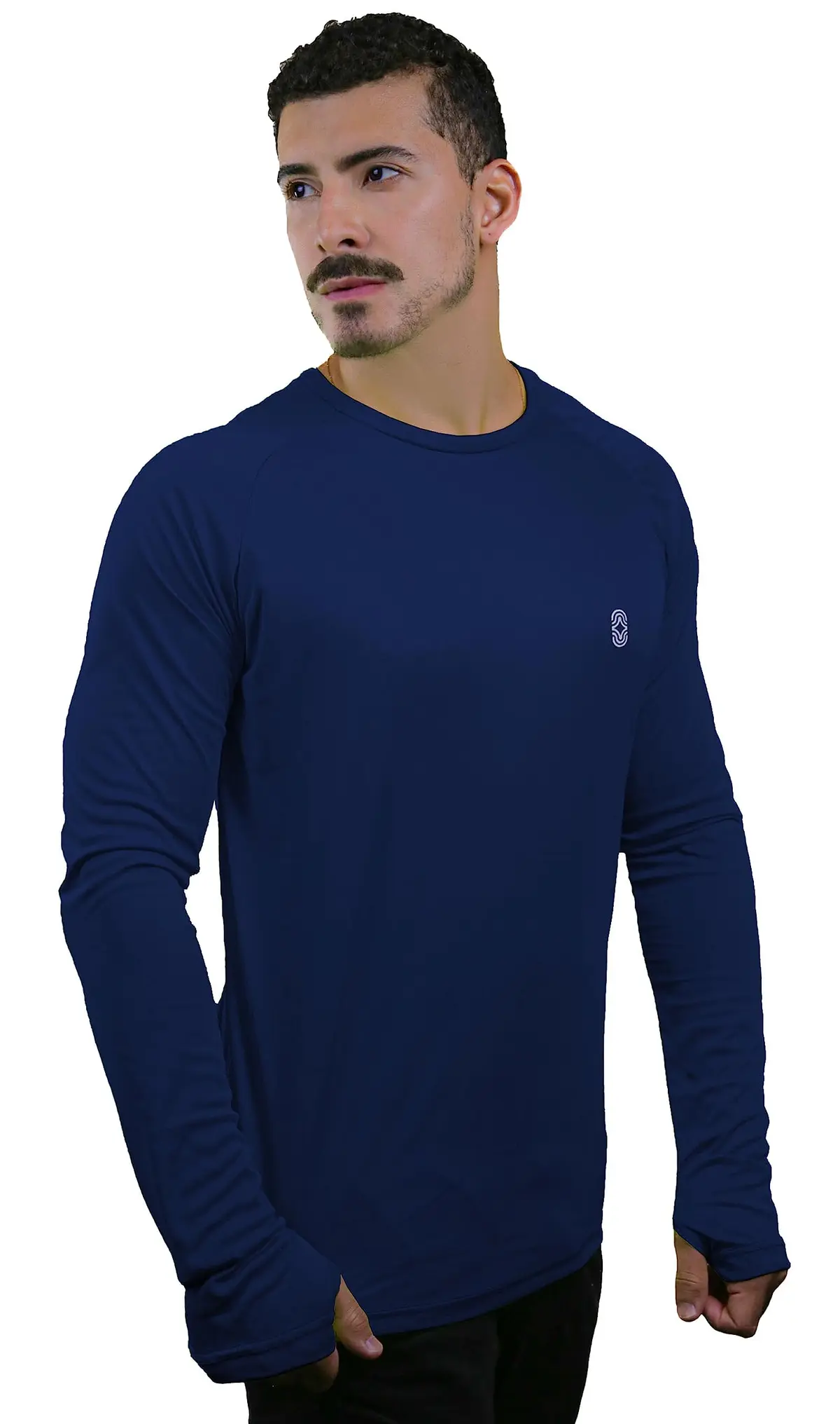 Camiseta Skube Com Proteção UV 50+ Dry Fit Segunda Pele Térmica Tecido Termodry Manga Longa Dedeira - 1