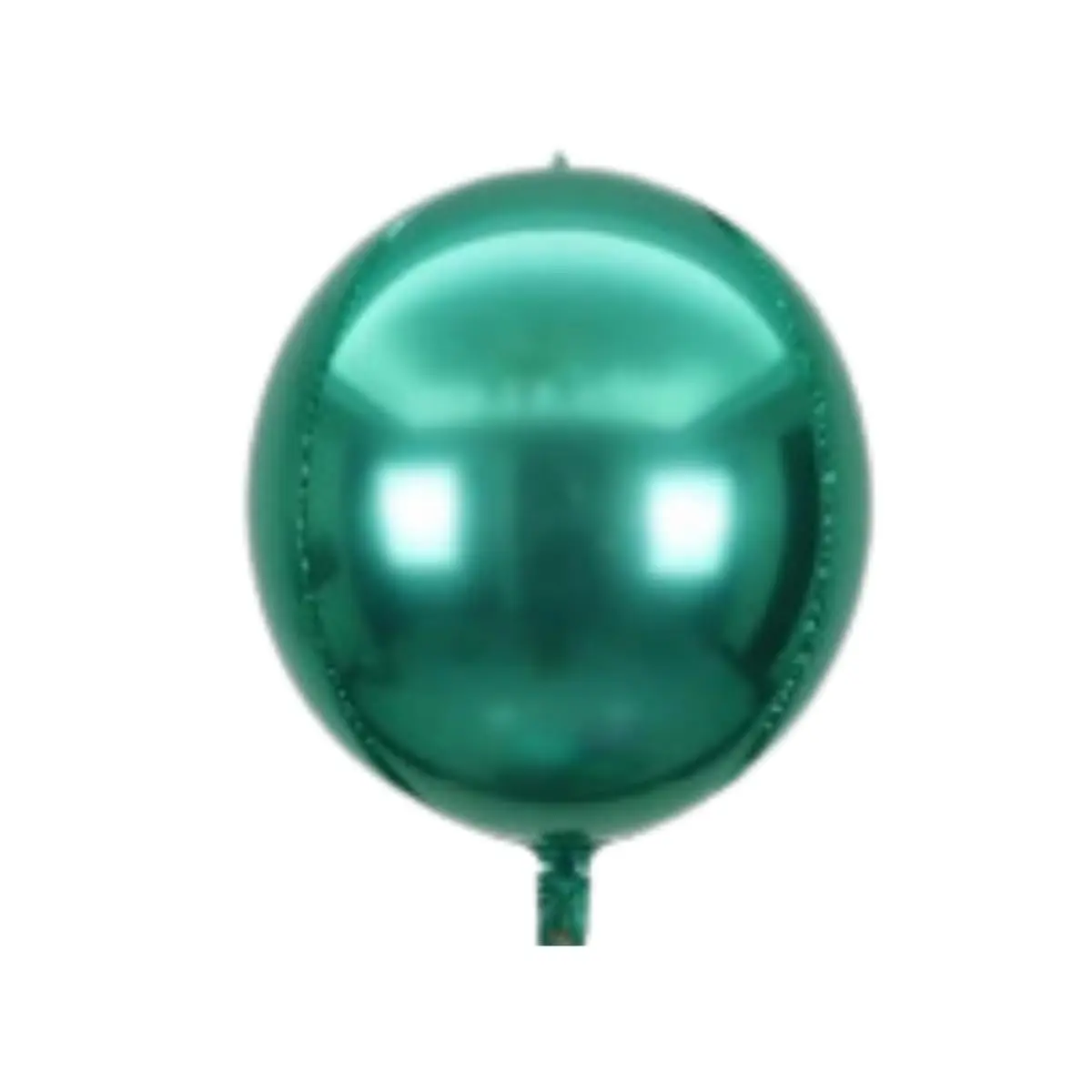Kit 5 Balões 4D Metalizados Orbz Globo Verde 32 Polegadas Festas | Acabamento metalizado premium com brilho e efeito espelhado duradouro - 1