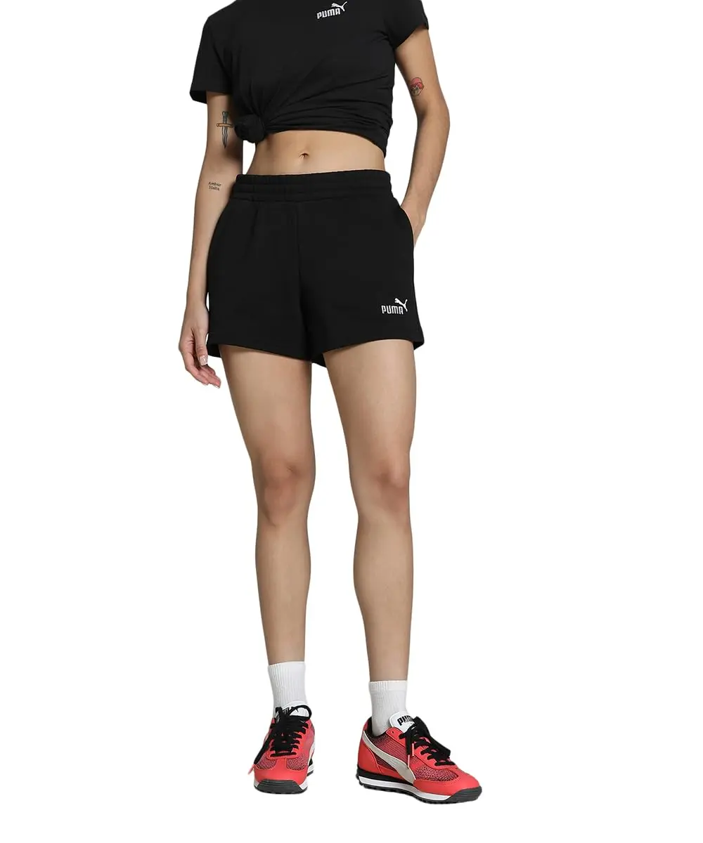 Calça Cintura Alta Puma Ess Small No. 1 Logo Feminina