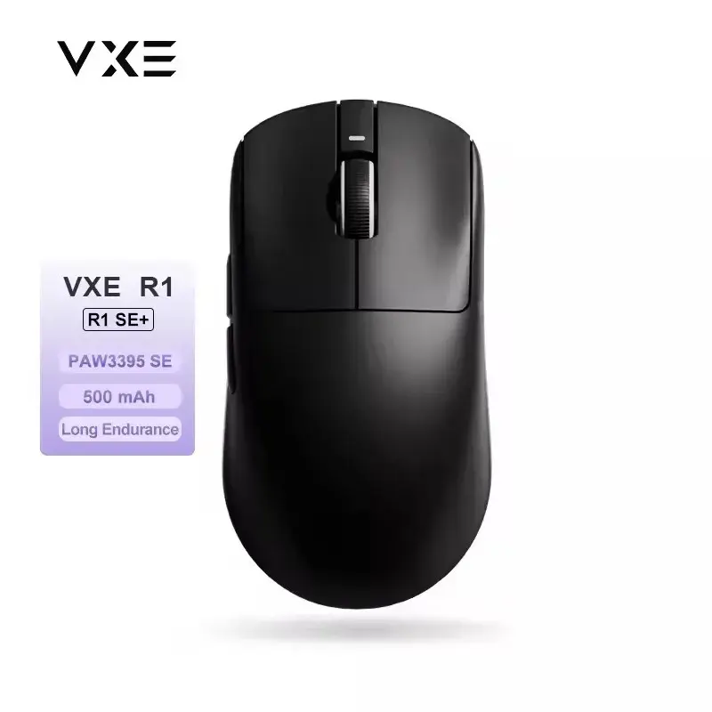 ATK VXE Dragonfly R1 Mouse do jogo E-Sports Bateria de longa duração Paw3395 Mouse Bluetooth leve e ergonômico de três modos - 1