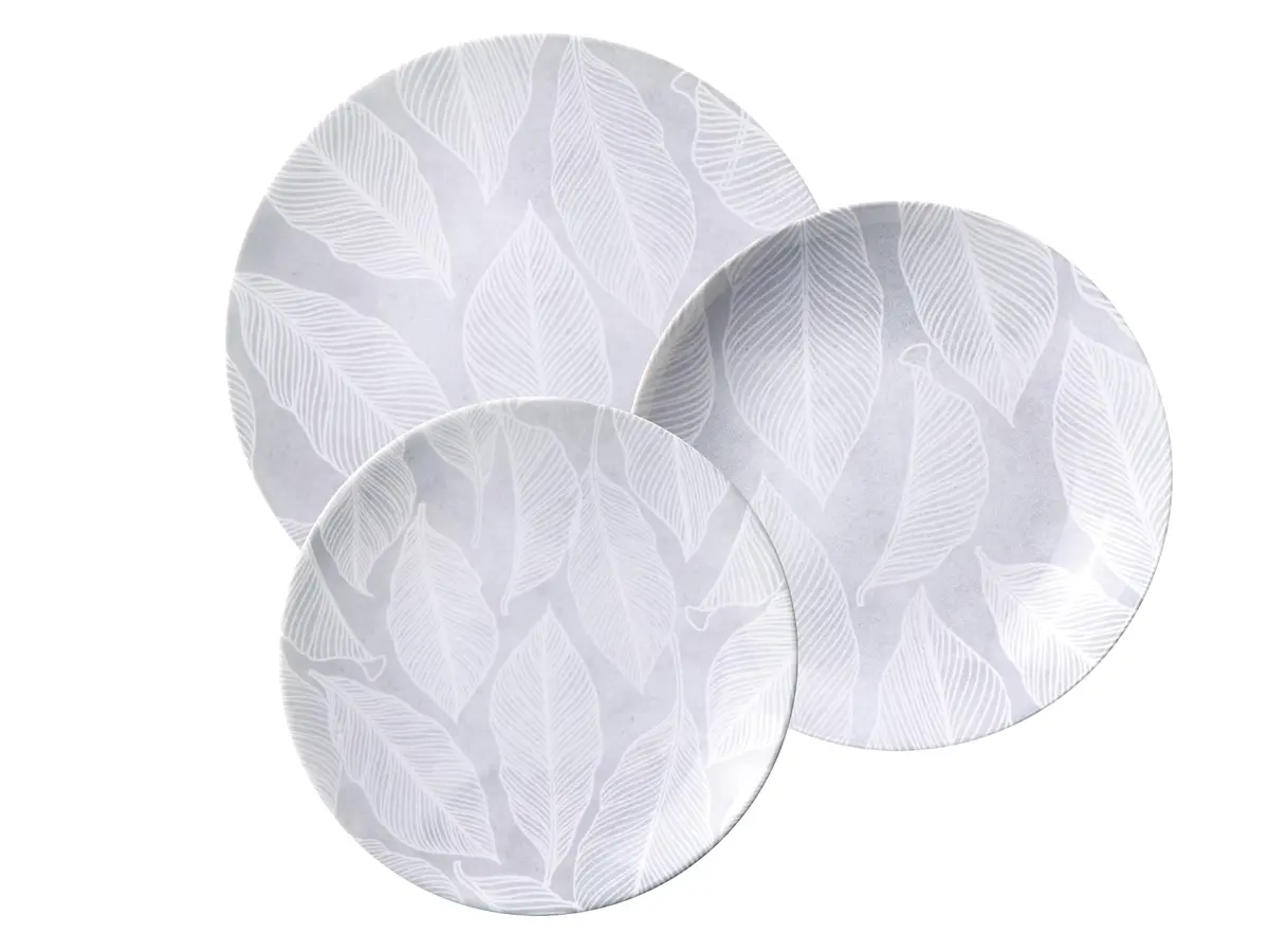 Jogo de Pratos Tramontina Arbo em Porcelana Decorada 12 Peças - 1