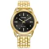 [APP] Relógio Feminino Eco-Drive Dourado Mostrador Preto - 1