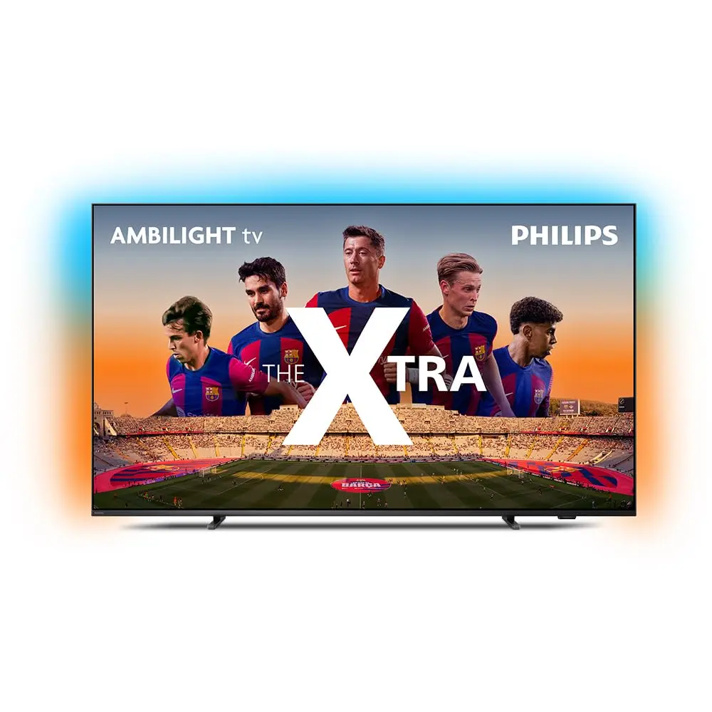PHILIPS, Smart TV, The Xtra QD-Mini LED 65" 4K 120 Hz, 65PML9118/78, Ambilight, Google TV, P5, DTS Play-Fi, Freesync, Dolby Vision e Atmos, 40 WRMS