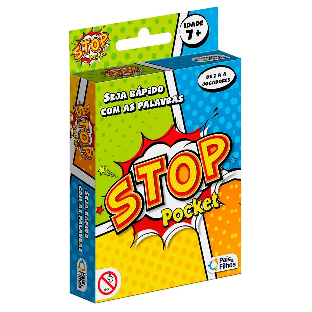 Pais & Filhos Stop Pocket Jogo de Cartas Idade +4