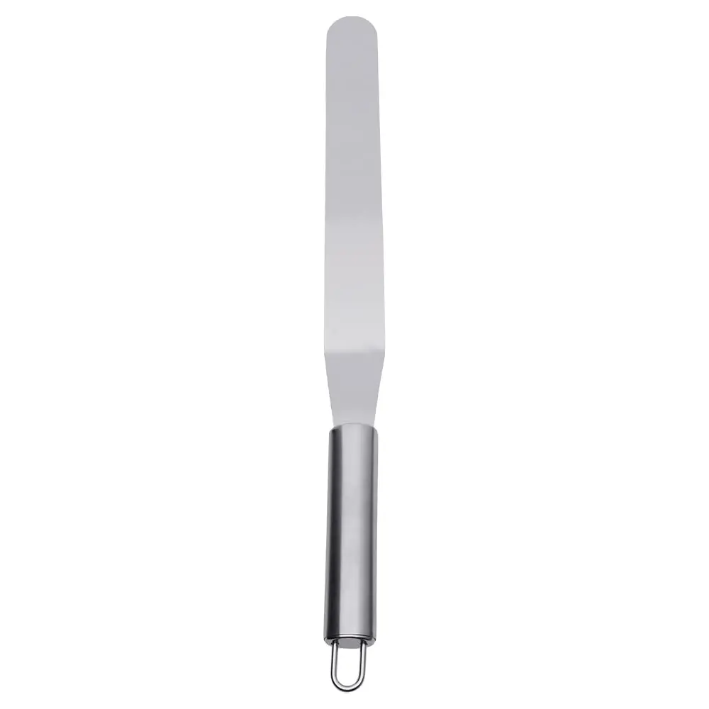 Mimo Style Espátula de Confeitaria 37, Feita Inteiramente de Aço Inoxidável de Ótima Qualidade. Resistente e Durável. Espátula Plana Para Decorar Bolos, Sobremesas e Doces - 1