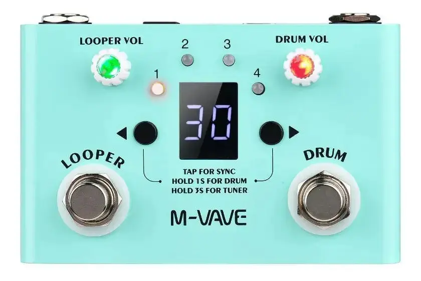 Pedal M-vave Lost Tempo Effect Drum & Looper Effector Mini thumbnail 7
