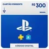 [APP] Gift Card PlayStation Store R$300 - Cartão Presente Digital [Exclusivo Brasil] - 1