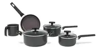 Jogo De Panelas Brinox 7238/100 Ceramic Life Preserve 5 Pç Cinza - 1