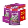 Ração Úmida Whiskas Carne Gatos Adultos 20x16 - 1
