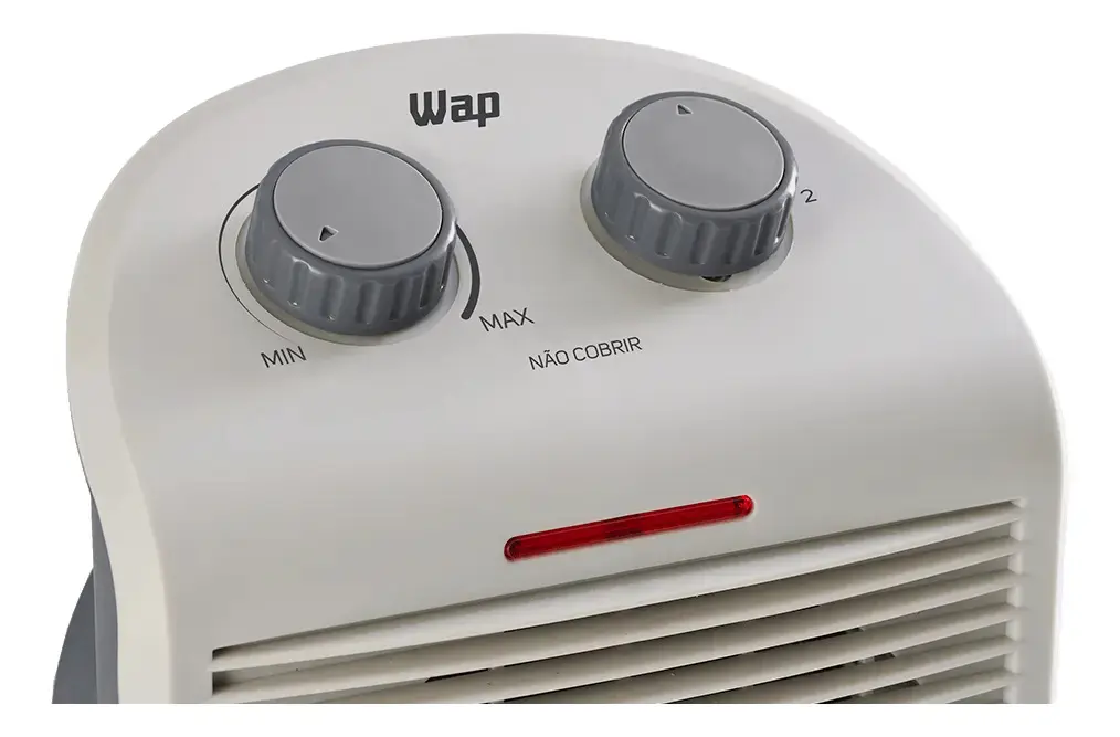 WAP Air Heat FW009371 Aquecedor Elétrico Portátil 3 em 1 220V Potência 2000W Triplo Sistema Segurança thumbnail 7