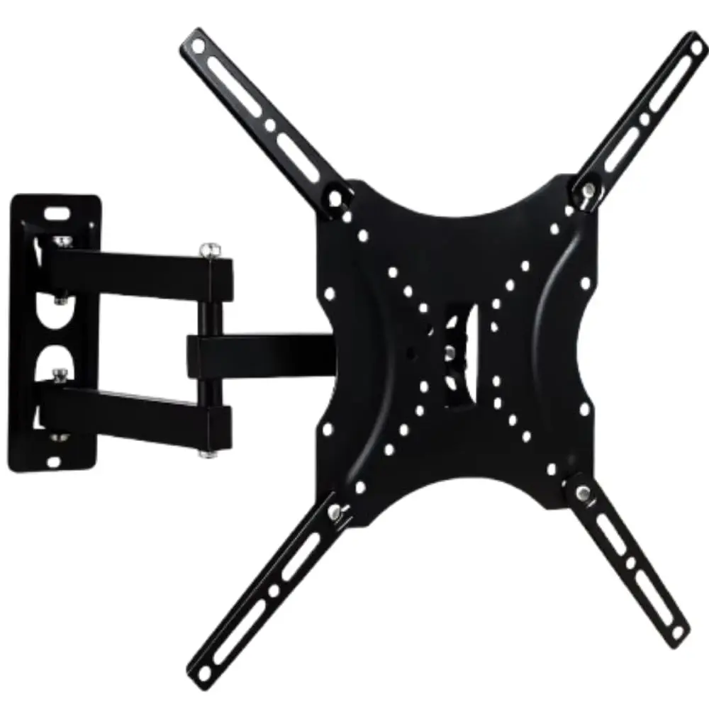 Suporte TV Articulado Angulo Ajustável VESA 200x200 mm Compatível com 26" até 55″ com Rotação, Inclinação e Braço Extensível– Instalação Simples