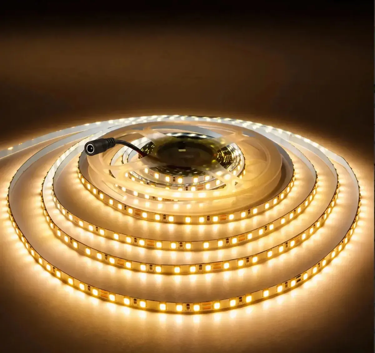 Fita Led Amarela 2835 Quente 5m 300 Led Dupla Face Fonte Cor da luz Branco-quente IP20 Maffacioli thumbnail 2